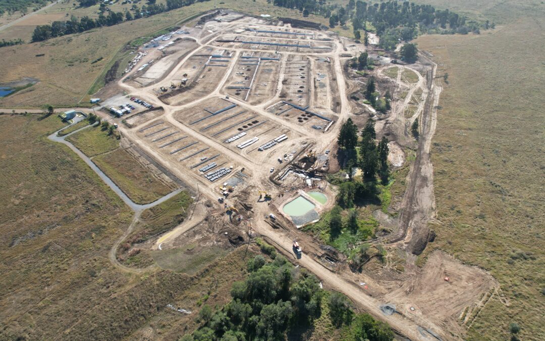 Construction on track for first settlements in November